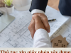 Thủ tục xin giấy phép xây dựng nhà ở mới nhất 2025 