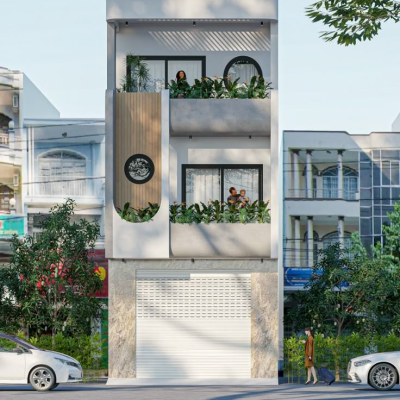 Thiết Kế Nhà Phố 2 Tầng Tại Bình Tân
