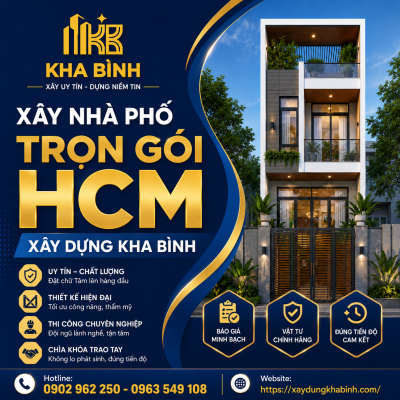Xây Nhà Phố Trọn Gói HCM 