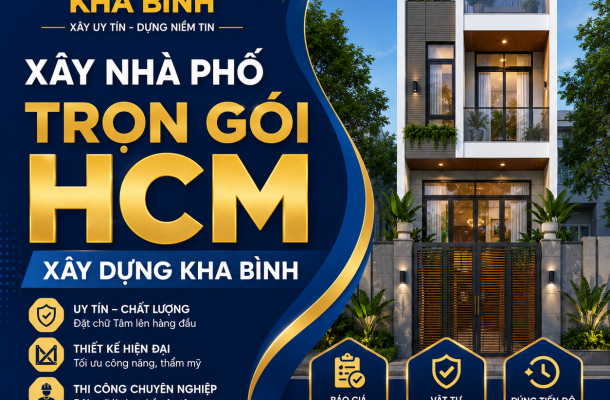 Xây Nhà Phố Trọn Gói HCM 