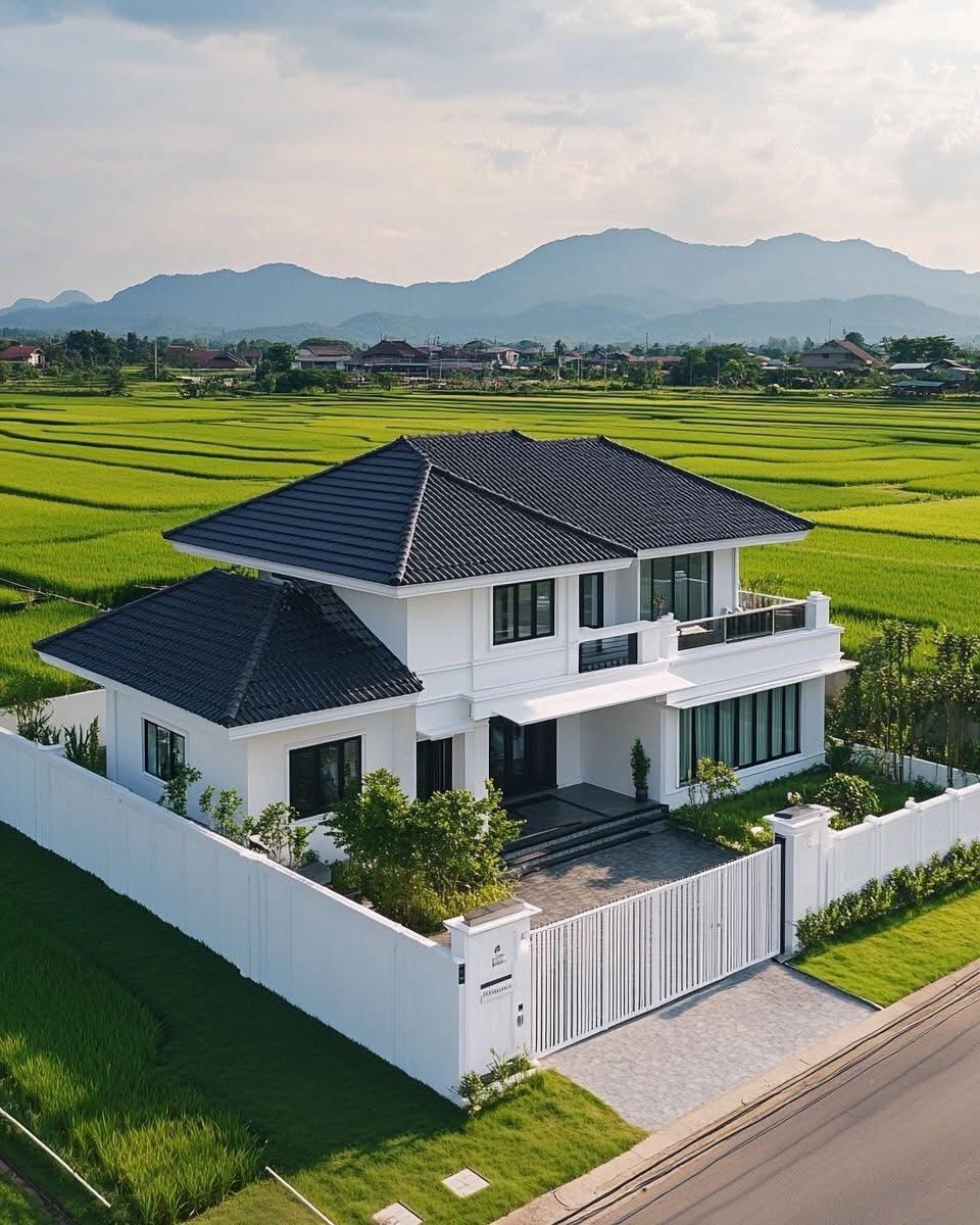 Mẫu biệt thự sân vườn đẹp, hòa mình cùng thiên nhiên