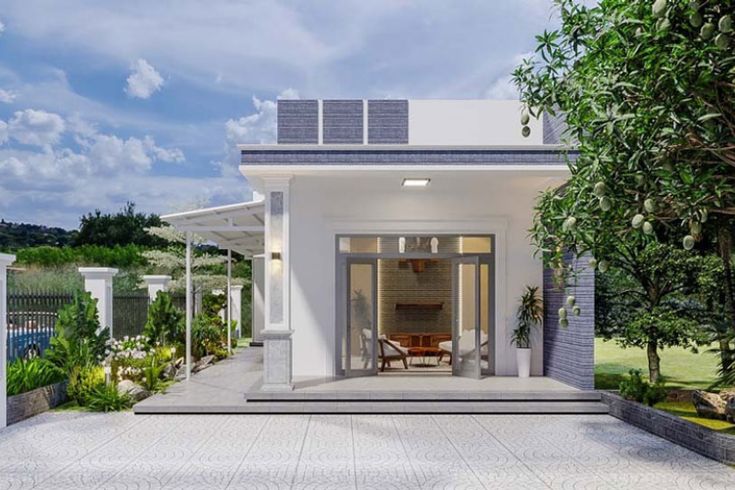 Top 10 mẫu nhà cấp 4 đẹp hiện đại chi phí dưới 500 triệu