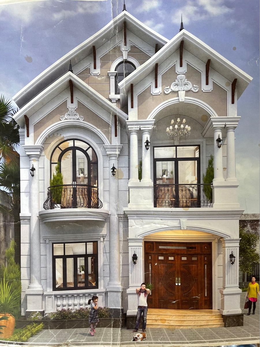 Mẫu biệt thự cổ điển phong cách Pháp đẹp vượt thời gian