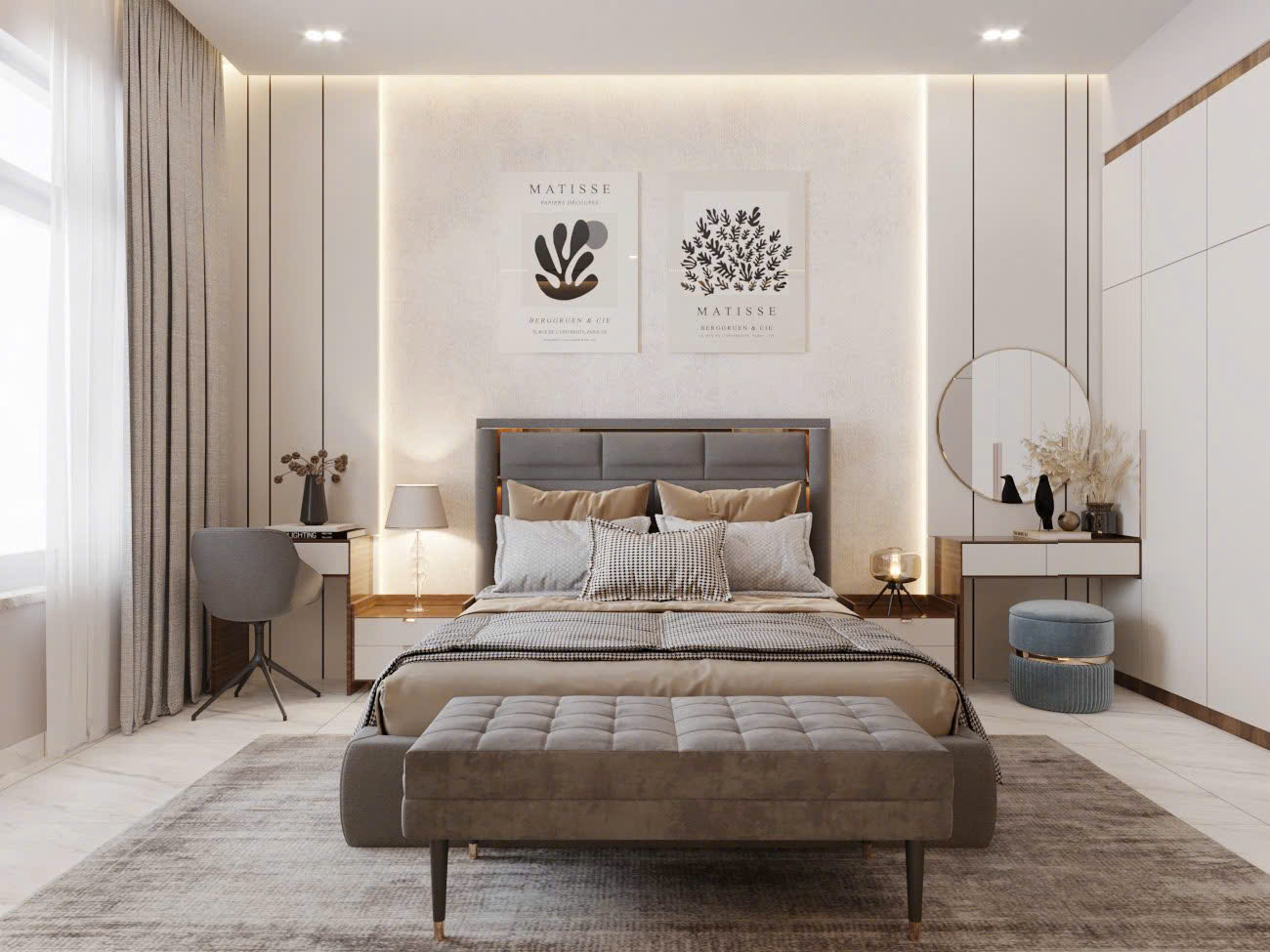 Thi công thiết kế nội thất nhà phố tại Bình Tân 